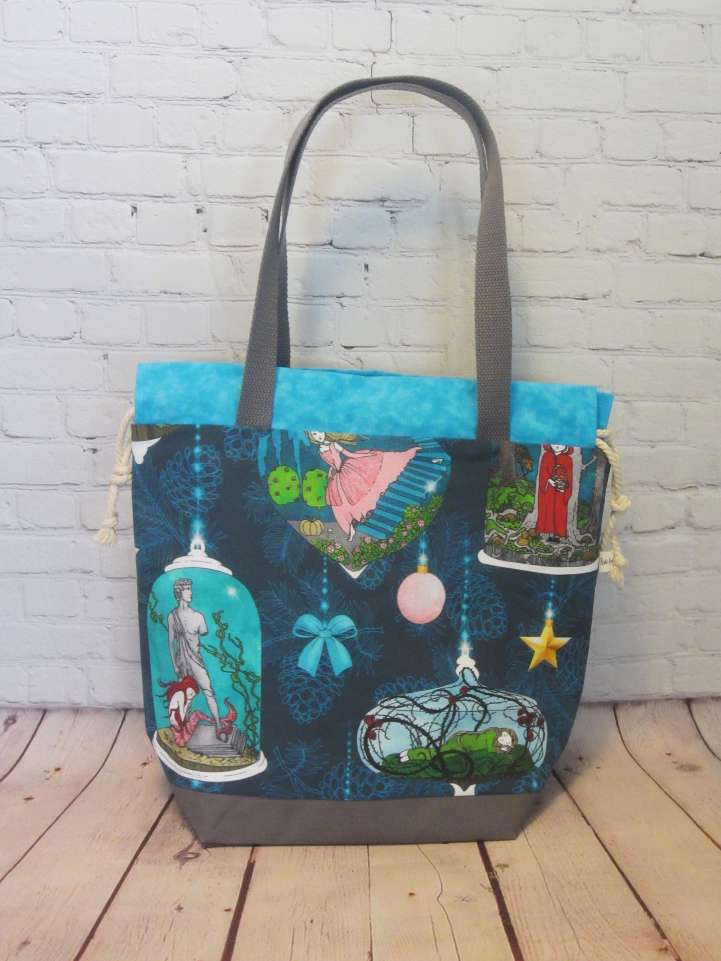 Fairy Tale Large Knitting Tote Bag